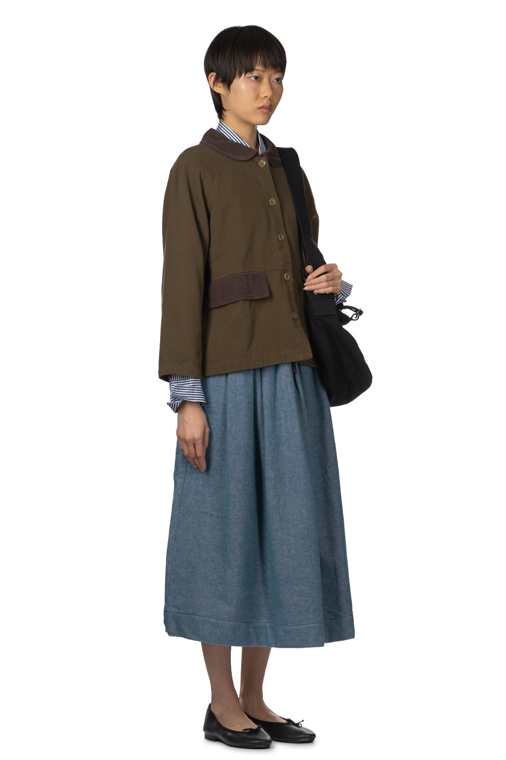 Tigre Brocante - Loose Chino Big Collar Raglan Jacket